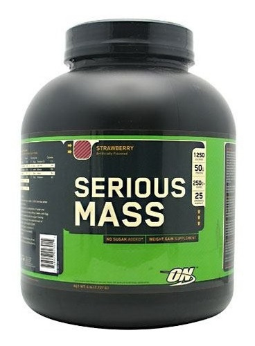 Proteína En Polvo Optimum Nutrition Serious Mass 6 Libras