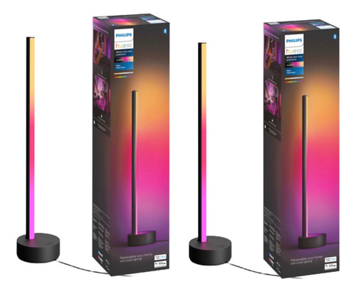 Set 2 Lámparas De Mesa Philips Hue Gradient Signe Zigbee Ble