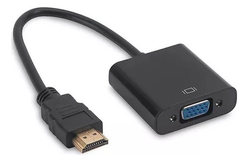 Convertidor  Hdmi A Vga Adaptador Macho A Hembra Hd 1080p