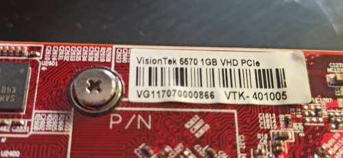 Visiontek Tarjeta Gráfica Radeon 5570 1gb 4xhdmi Split