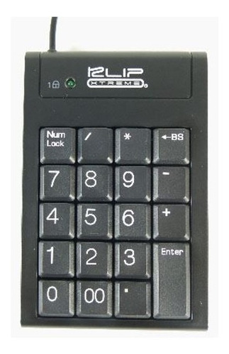 Teclado Numerico Klip Xtreme Abacus Usb Negro