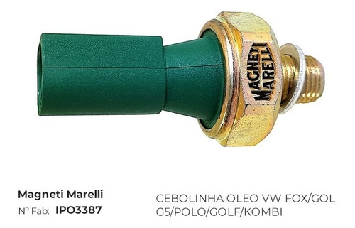 Cebolinha Oleo Vw Fox/gol G5/polo/golf/kombi