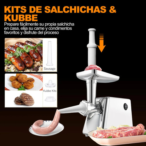 Picadora De Carne Eléctrica Multifunción Para Salchichas