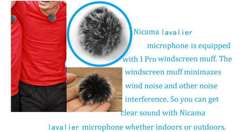 Micrófono Inalámbrico Celular Para Cámara Canon Nikon Sony