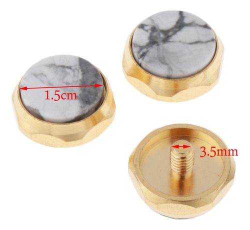 3 Pcs De Trompeta , Partes De Instrumentos Multicolor