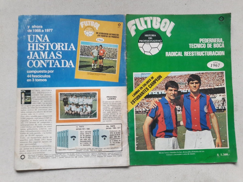 Revista Fútbol Historia Del Profesionalismo Nº 73 Año 1967
