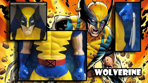 Boneco Articulado Marvel Heróis Avengers X-men 24 Cm