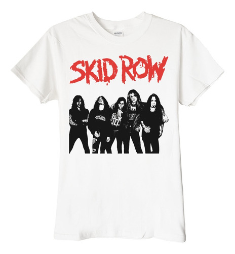 Polera Skid Row Band Photo Rock Abominatron