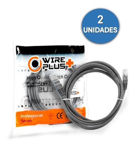 Cable Patch Cord Cat 5 De 1 Metro Alta Calidad 