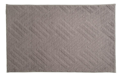 Bajada De Cama Trama 60x100 Cm Gris