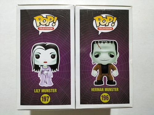 Herman Y Lily Munster #196 #197 - Funko Pop! (Usado)