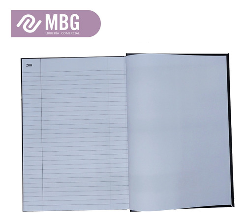 Imagen 4 de 7 de Libro De Actas Oficio 2 Manos Pack X 5 Unidades