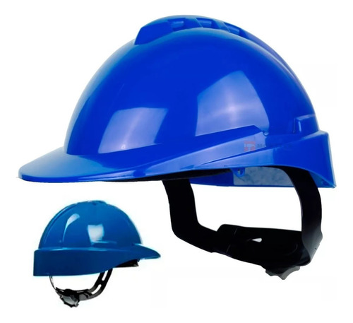 Casco De Seguridad  Azul Libus Milenium Class Con Arnes