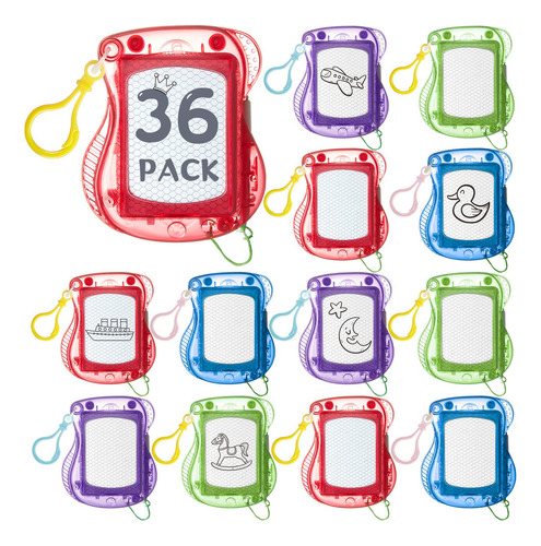 36 Mini Tableros De Dibujo Borrables Para Niños
