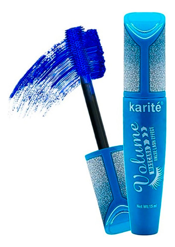 Mascara De Pestañas Volume False Lash Color Azul Karité