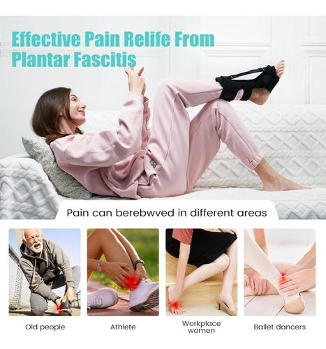 Férula Nocturna Para Fascitis Plantar - Soporte De Arco Y Co