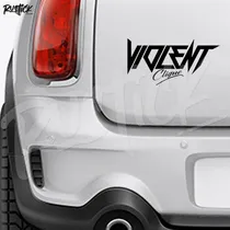 Comprar Calcomanía Violent Clique Ploteo Stickers Marca Tatoo 20 Cm