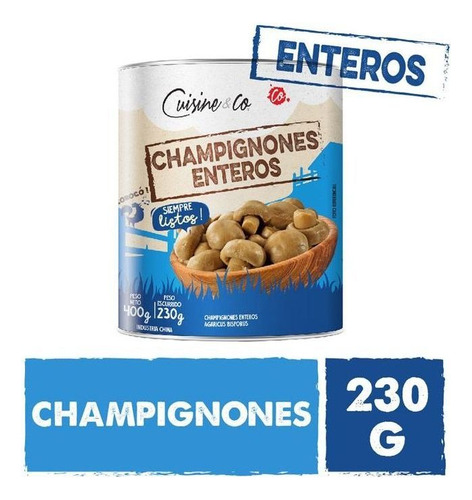 Champignones Enteros Cuisine & Co. 230 Gr