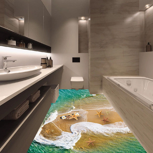 Adhesivo Mural Extraíble Para Suelo O Pared 3d, Arte En Vini