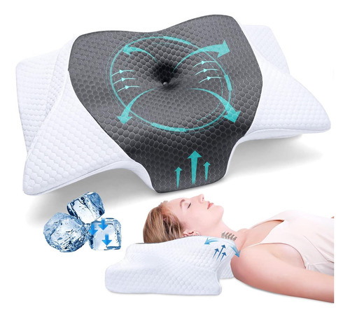 Saheyer Almohada Para El Cuello, Almohada Para Dormir De Lad