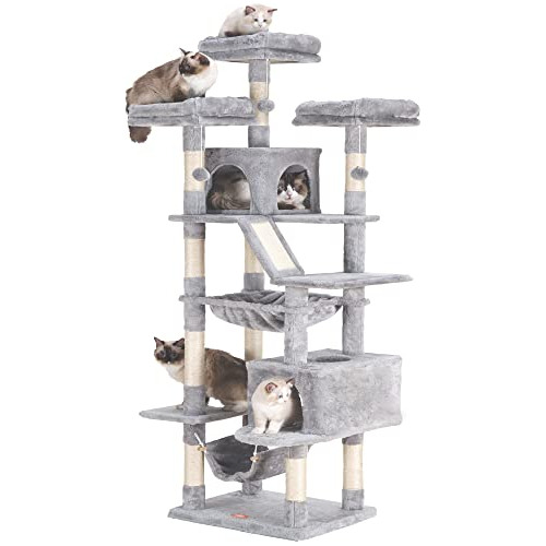 Heybly Árbol Para Gatos, Torre Para Gatos Grandes De 73 PuLG