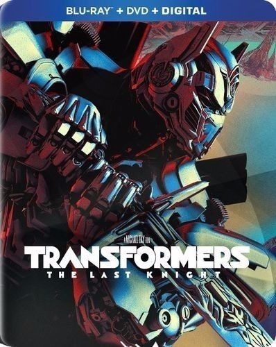 Blu-ray + Dvd Transformers 5 The Last Knight / Steelbook