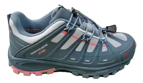 Zapatillas Trekking Montagne Hombre Impermeable Alterra