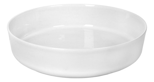 Bowl Ensaladera 25 Cm Porcelana Blanca Compotera Nordik