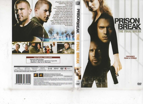 Prison Break The Final Break - Dvd Original - Buen Estado