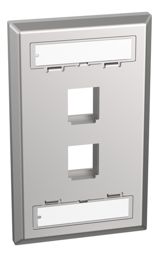 Paquete 13 Pzs Faceplate Panduit. Acero Inoxidable