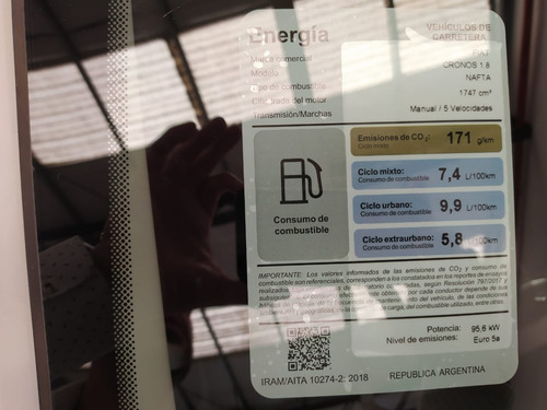 Imagen 7 de 15 de Fiat Cronos Precisión 1.8 16v 130cv 0km 2022 #ca1