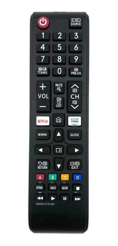Control Remoto Para Samsung Smart Con Tecla Netflix Y Amazon