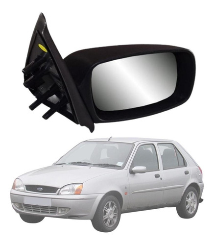 Retrovisor Espelho Ford Fiesta 1996 A 2001 Lado Direito