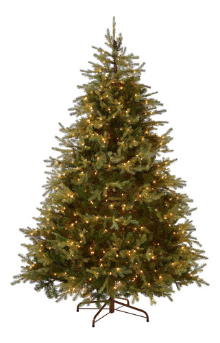 National Tree Company Pre-lit Feel Real Artificial Medium