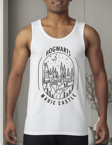 Playera Tanktop Harry Potter Colegio Hogwarts Magic Castle