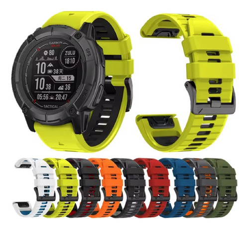 Pulseira P/ Garmin 26mm Fenix 5x 6x 7x Tactix Descet Enduro