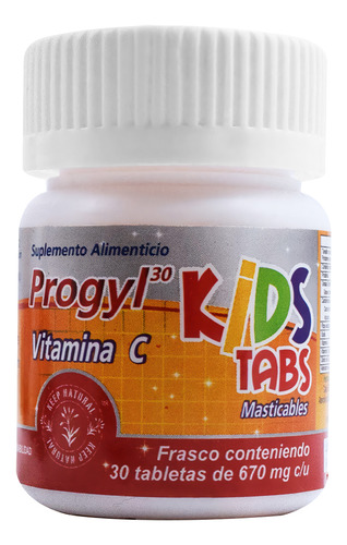 Vitamina C Progyl Kids 30 Tabletas Masticables Keep Natural