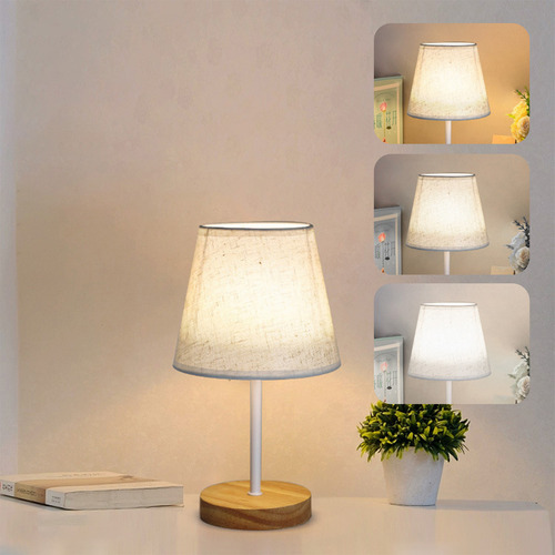 Lámpara De Mesa E Para Dormitorio, Mesita De Noche Regulable