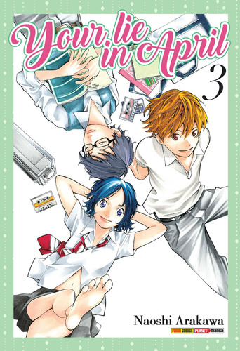 Your Lie in April Vol. 3, de Arakawa, Naoshi. Editorial Panini Brasil LTDA, capa mole em português, 2016