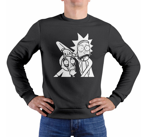 Polera Rick Y Morty White (d1659 Boleto.store)