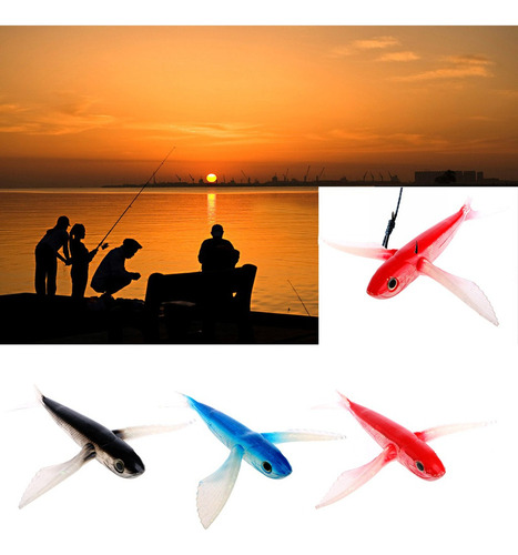 R Cebo De Pesca Pez Volador Señuelo Barco Curricán Atún