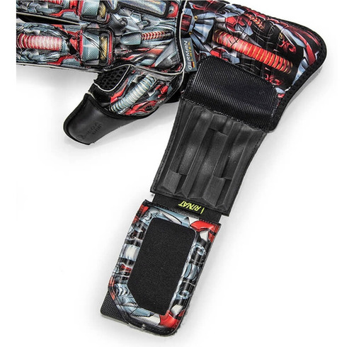 Imagen 4 de 7 de Guante De Portero Rinat Asimetrik Bionik Pro Rojo