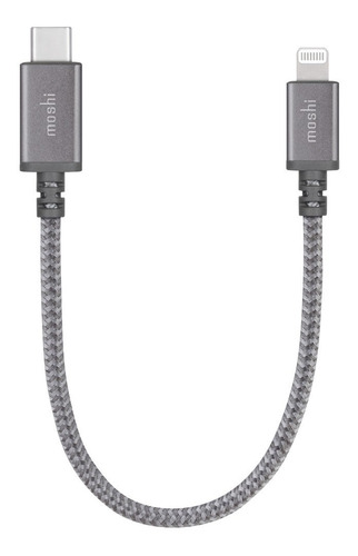 Cable Moshi Integra Usb-c Con Cable Lightning 0.25 M - Gris
