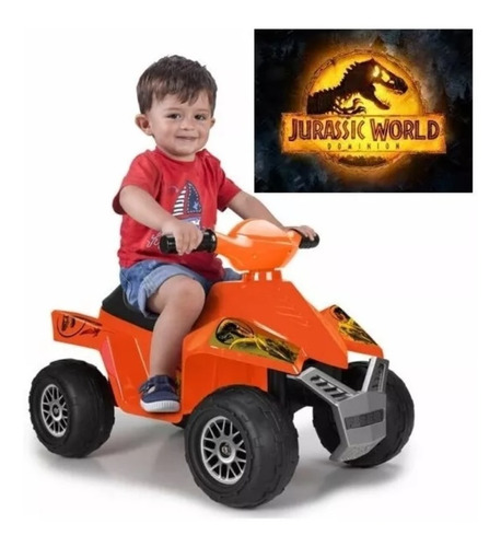 Cuatrimoto Eléctrica Feber Quad Racy Jurassic World 6v