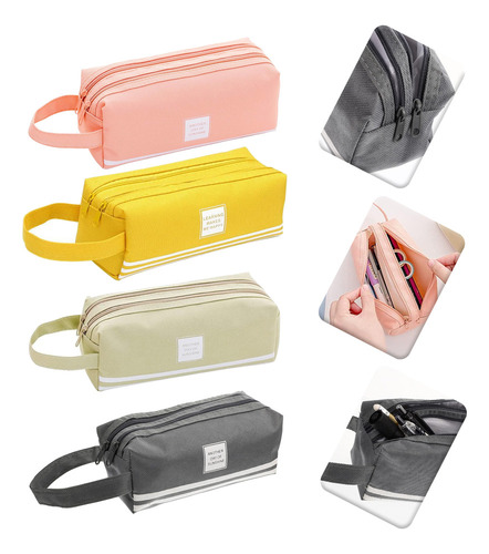 Z 4 Articulos Papeleria Lapiceras Bolsa Organizador