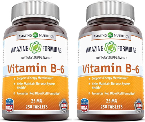 Vitamina B6 Pack2 Amazing Nutri - Unidad a $909