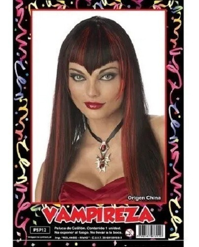 Peluca De Vampireza Vampira