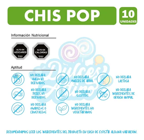 Chispop Tamaño Colación De Evercrisp (pack Con 10 Unidades)