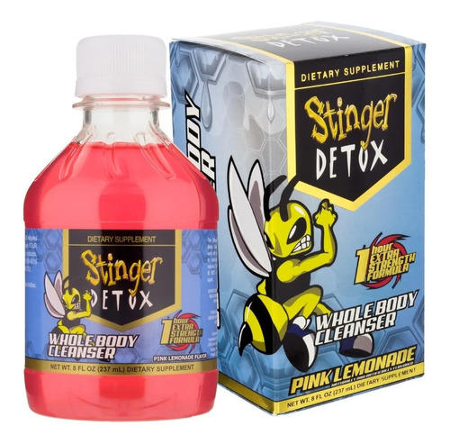 Stinger Detox Bebida Antidoping Potente Pink Lemonade