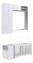Comprar Juego Dormitorio Infantil Cuna Transformable+cajonera+ropero